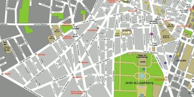 地图第6区的巴黎