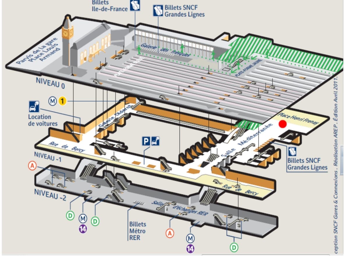 巴黎地图gare de lyon