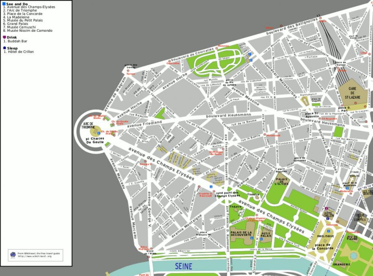 地图第8区的巴黎