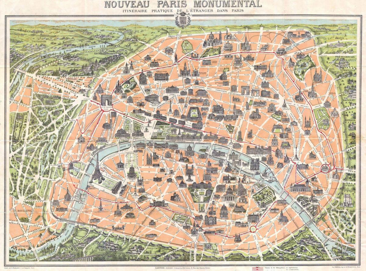 巴黎地图1800