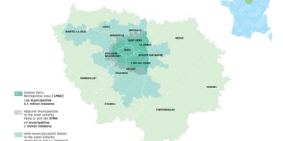 黎部门的地图
