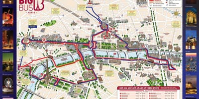 红色旅路线图，巴黎