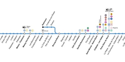 Rer b巴黎地图