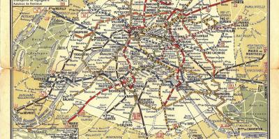 地图古巴黎地铁