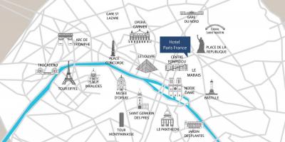 巴黎圣母的地图