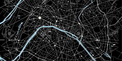 巴黎的矢量地图